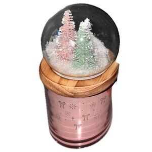 🎄LED Light-up Snow Globe LAB Candle Scented Candle Holiday Christmas Decor. NEW